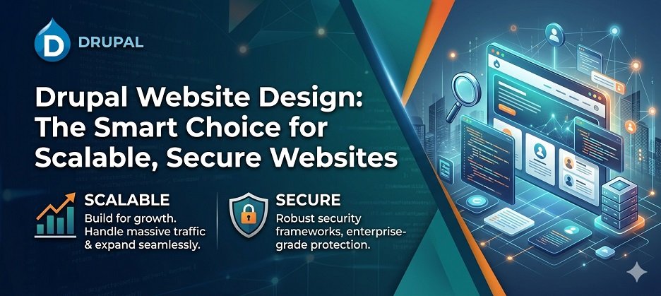 Drupal Website Design: The Smart Choice for Scalable, Secure Websites