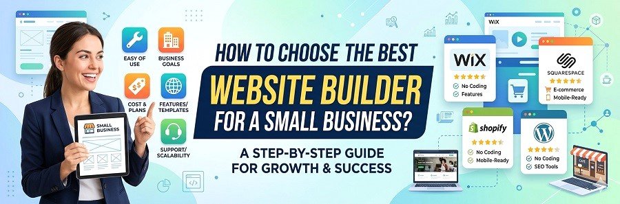 How do you choose the best website builder for a small business