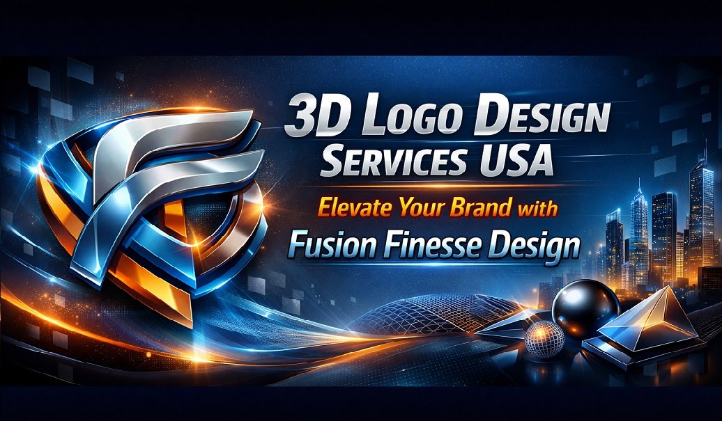 3D Logo Design Services USA – Elevate Your Brand with Fusion Finesse Design