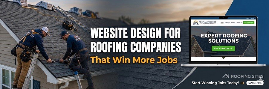 Website Design for Roofing Companies That Win More Jobs